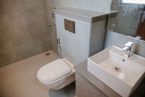 Bathroom in 4 BHK Builder Floor at Suncity – for Sale