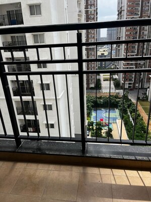 Balcony in 3 BHK Apartment at Prestige Tranquil, Kokapet – for Rent