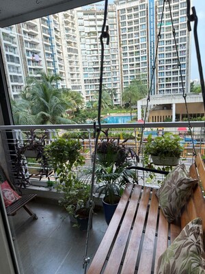Balcony in 2 BHK Apartment at Kesar Exotica, Kharghar Sector 10 – for Rent