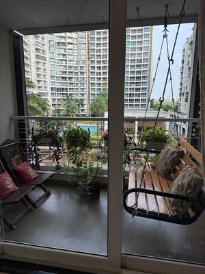 Balcony in 2 BHK Apartment at Kesar Exotica, Kharghar Sector 10 – for Rent