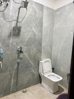 Bathroom in 1 RK Builder Floor at Aman Vihar – for Rent