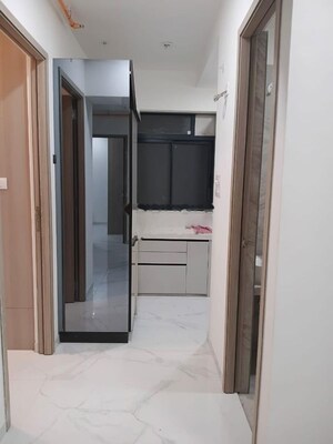 Building Lobby in 2 BHK Apartment at LnT Realty Crescent Bay, Parel – for Rent