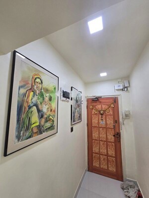 Bedroom in 2 BHK Apartment at Chandak Cornerstone, Worli – for Rent
