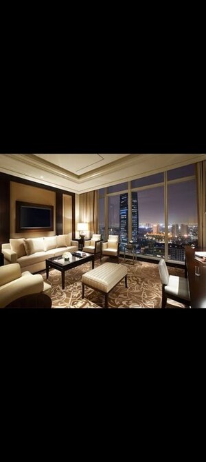 Living Room in 6+ BHK Penthouse at Wadhwa Marina Vista, Pali Hill – for Sale
