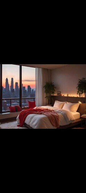 Bedroom in 6+ BHK Penthouse at Wadhwa Marina Vista, Pali Hill – for Sale