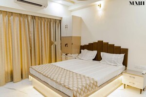 Bedroom in 3 BHK Apartment at Adani Ten BKC, Bandra East – for Rent