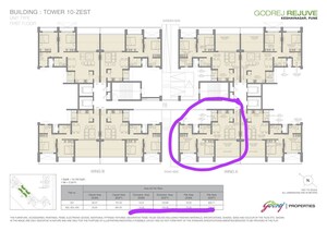 3 BHK Apartment – Map Location View at Godrej Rejuve, Mundhwa - for Sale