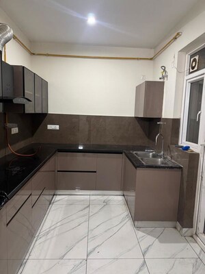 Kitchen in 3 BHK Builder Floor at Aura Homes, Patiala Road – for Rent