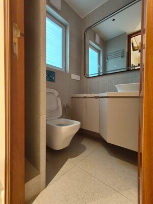 Bathroom in 2 BHK Apartment at Marathon Monte South, Byculla West – for Rent
