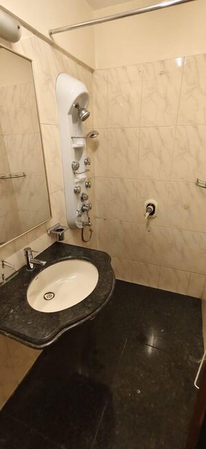 Bathroom in 3 BHK Apartment at Kalpataru Magnus, Bandra East – for Rent