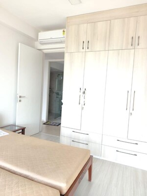 Bathroom in 3 BHK Apartment at Runwal Bliss, Kanjurmarg East – for Rent