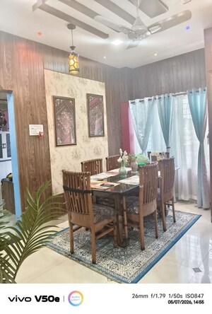 Dining area in 3 BHK Apartment at Aakash Square, Ganeshguri – for Sale
