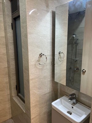 Bathroom in 2 BHK Apartment at L And T Rejuve 360, Mulund West – for Rent
