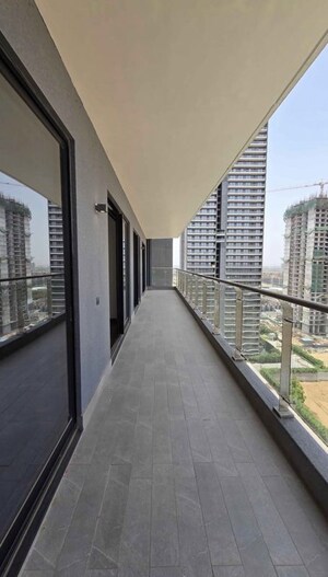 Balcony in 3.5 BHK Apartment at Krisumi Waterfall Residences, Sector 36a – for Rent