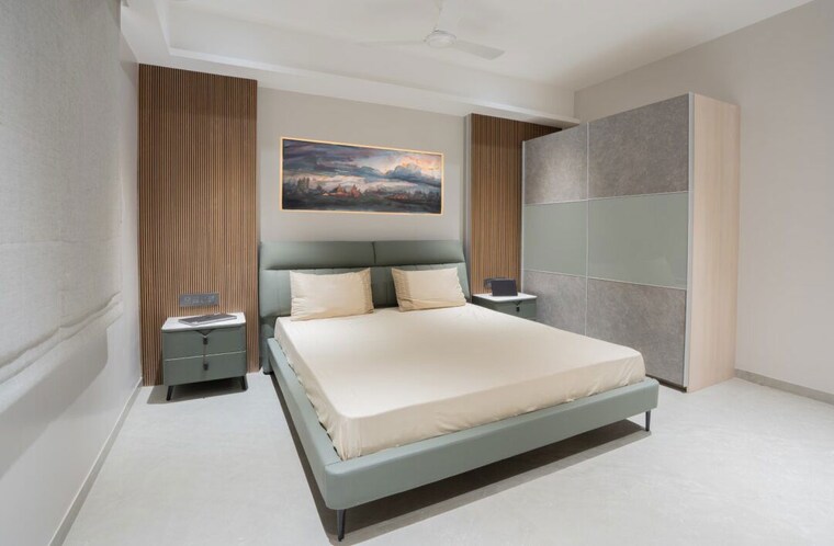 Bedroom, nagda-rajmani-residency 3 Bedroom 1375 Sq.Ft. Apartment In Sevasi Vadodara 10637721