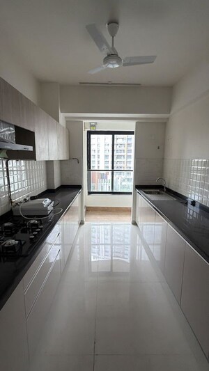 Kitchen in 3 BHK Apartment at Bandra Kurla Complex – for Rent