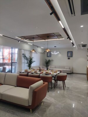 Living Room in 4 BHK Apartment at Samanvay Westbank, Sevasi – for Sale