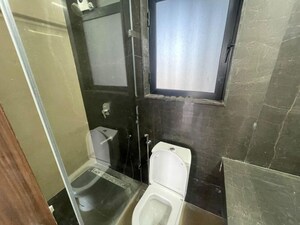 Bathroom in 3 BHK Apartment at Kalpataru Magnus, Bandra East – for Rent