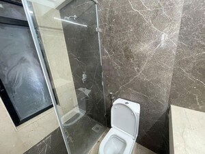 Bathroom in 3 BHK Apartment at Kalpataru Magnus, Bandra East – for Rent