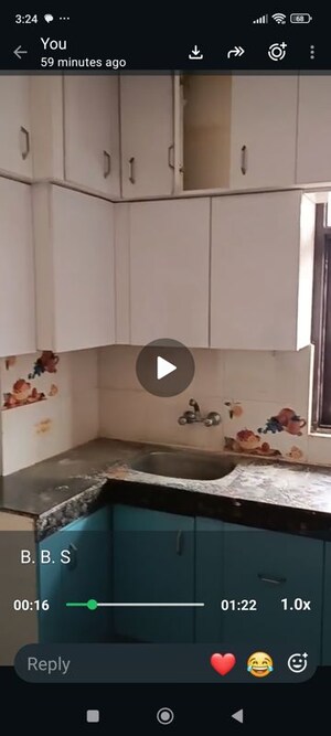 Kitchen in 2 BHK Apartment at Shre Banke Bihari, Raj Nagar Extension – for Sale