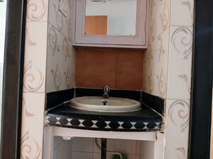Bathroom in 1 BHK Apartment at Prakash Nagar CHS, Mahim – for Rent