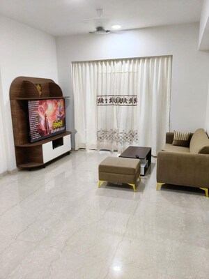 Living Room in 2.5 BHK Apartment at Lodha Bellagio, Powai – for Rent