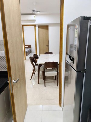 Building Lobby in 2.5 BHK Apartment at Lodha Bellagio, Powai – for Rent