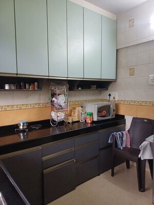 Kitchen in 2 BHK Apartment at Rose Blossom CHS, Mahim West – for Sale