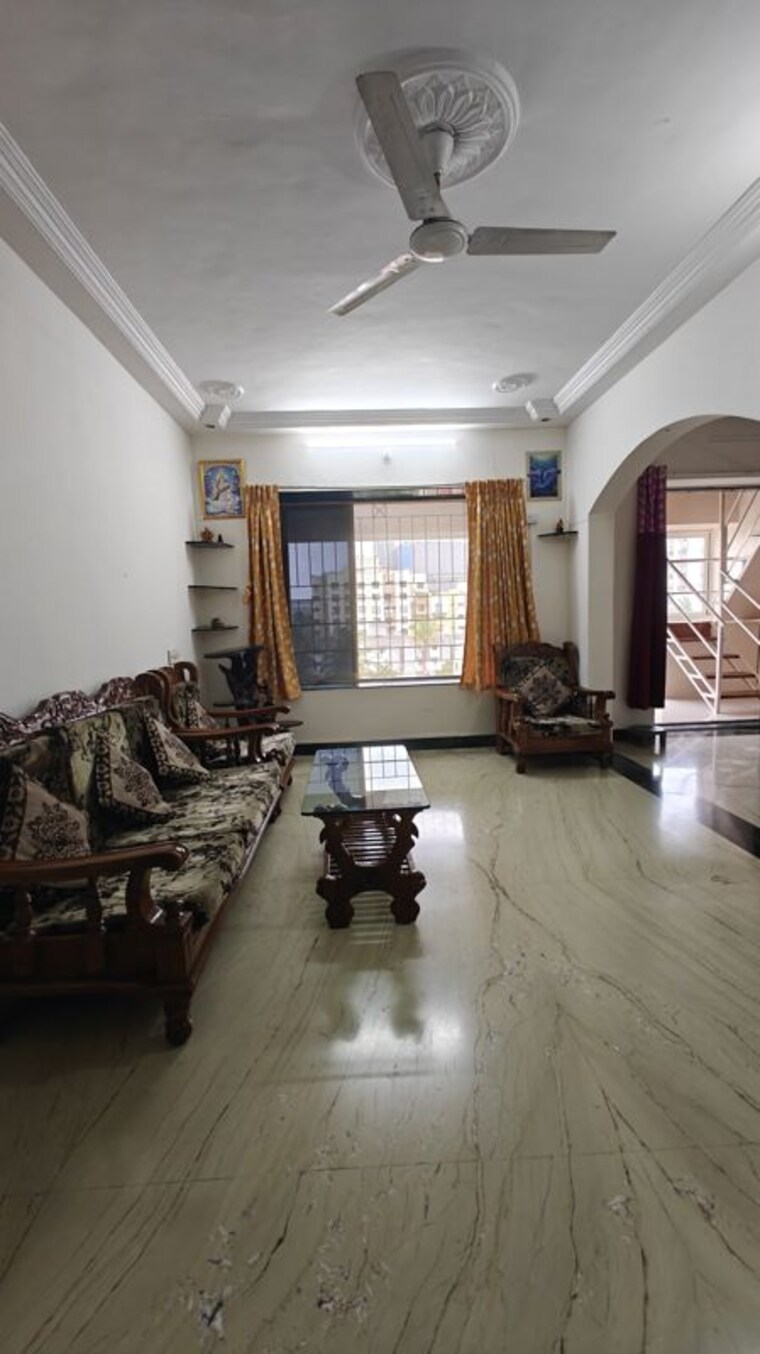 Living Room, hari-om-puram 2.5 Bedroom 1250 Sq.Ft. Penthouse In Aundh Pune 10637822