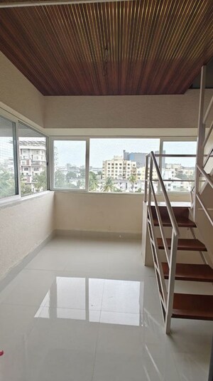 Balcony in 2.5 BHK Penthouse at Hari Om Puram, Aundh – for Rent