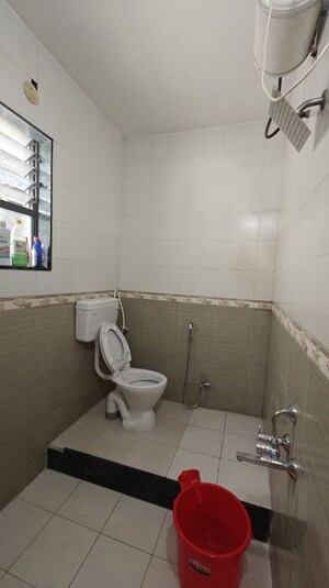 Bathroom in 2.5 BHK Penthouse at Hari Om Puram, Aundh – for Rent