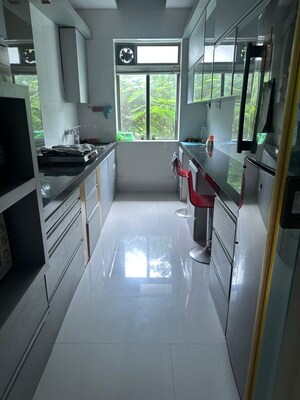 Kitchen in 2 BHK Apartment at LN Brightland CHS, Khar West – for Rent