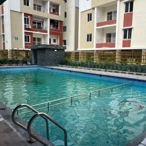 Swimming Pool in 3 BHK Apartment at Samhita Splendid Homes, Tadepalli – for Sale