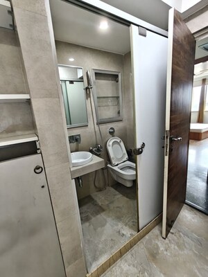 Bathroom in 3 BHK Apartment at Hiranandani Gardens Glen Height, Powai – for Rent