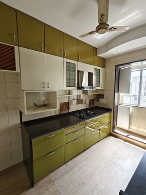 Kitchen in 3 BHK Apartment at Hiranandani Gardens Glen Height, Powai – for Rent