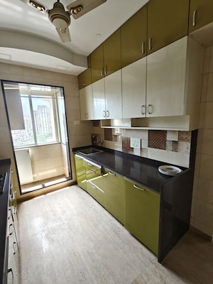 Kitchen in 3 BHK Apartment at Hiranandani Gardens Glen Height, Powai – for Rent