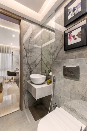 Bathroom in 2 BHK Apartment at Dosti Greenscape, Hadapsar – for Sale