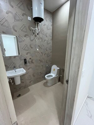Bathroom in 3 BHK Apartment at Govind Vihar – for Rent