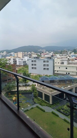 Balcony in 3 BHK Apartment at Govind Vihar – for Rent