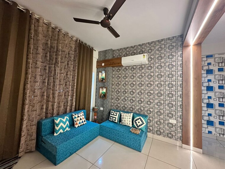Living Room, sbp-housing-park 3 Bedroom 1300 Sq.Ft. Apartment In Central Derabassi Chandigarh 10638006