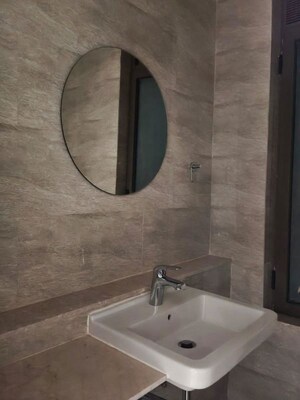 Bathroom in 3 BHK Apartment at Adani Ten BKC, Bandra East – for Rent