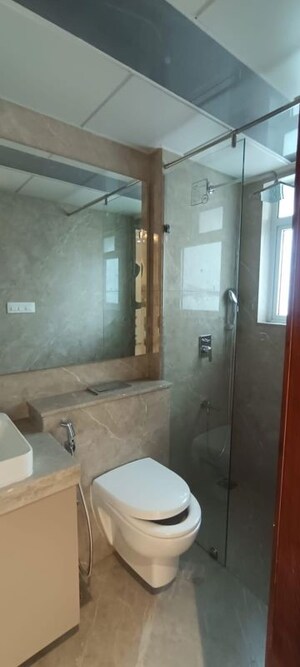 Bathroom in 3 BHK Apartment at LnT Elixir Reserve, Powai – for Rent