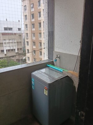 Balcony in 2 BHK Apartment at Lambodar Vasant Ganesh Vishwa, Bavdhan – for Rent