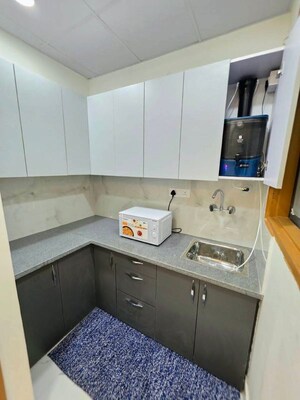 Kitchen in 1 BHK Apartment at Saket – for Rent