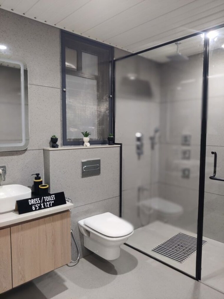 Washroom, samanvay-westbank 4 Bedroom 2385 Sq.Ft. Apartment In Sevasi Vadodara 10637875