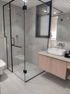 Bathroom in 4 BHK Apartment at Samanvay Westbank, Sevasi – for Sale
