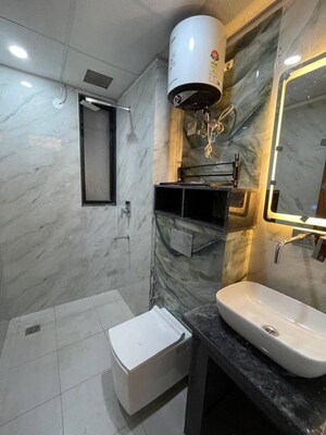Bathroom in 1 BHK Apartment at Freedom Fighters Enclave – for Rent