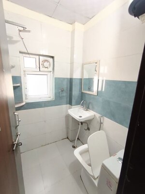 Bathroom in 1 RK Builder Floor at Sushant Lok I – for Rent