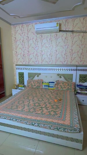 Bedroom in 2.5 BHK Apartment at Charms Castle, Raj Nagar Extension – for Rent