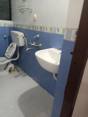 Bathroom in 2 BHK Apartment at Tirupati Campus, Tingre Nagar – for Rent